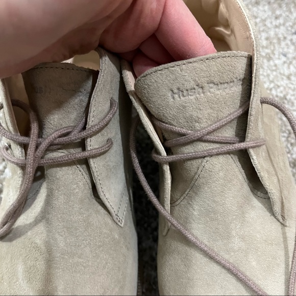 NEW Hush Puppies Cream Suede Oxford Bootie 8.5 - Picture 7 of 16